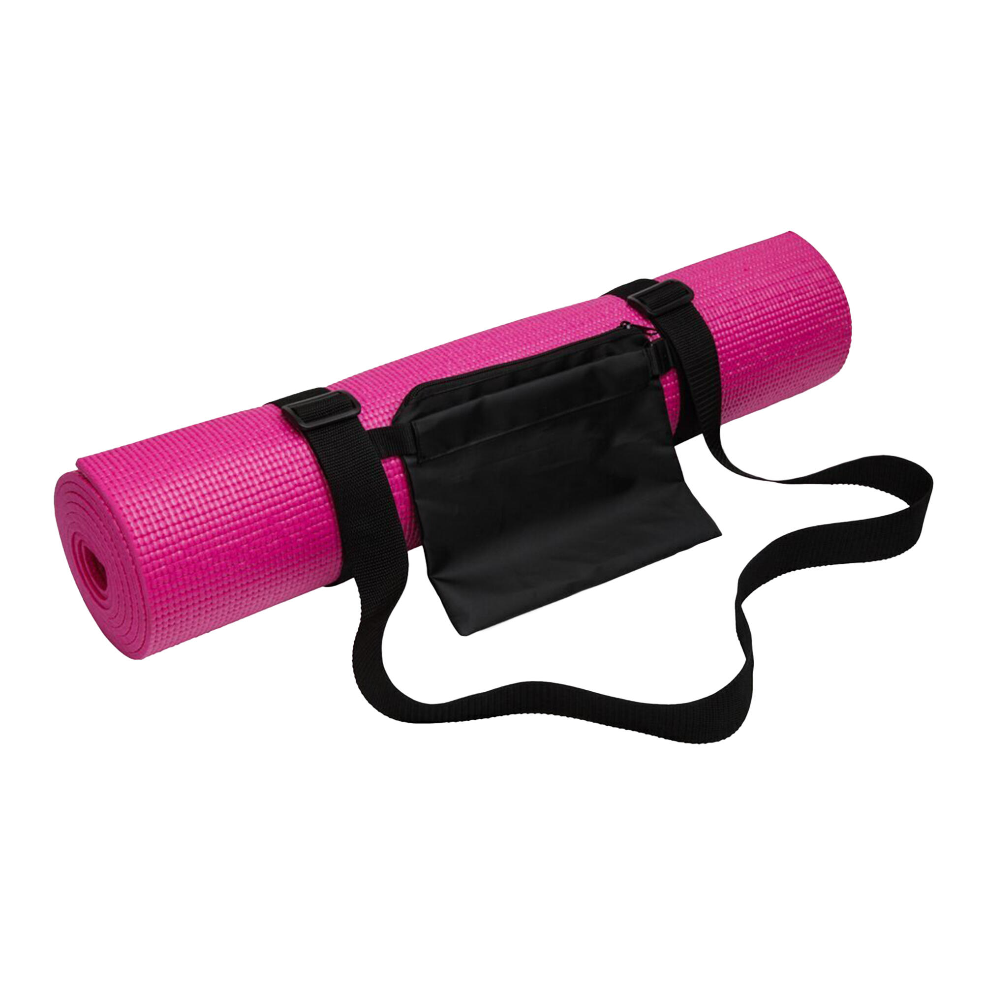 Tri Dri Unisex Yoga und Fitness Matte Damen und Herren Dunkles Pink 2/3
