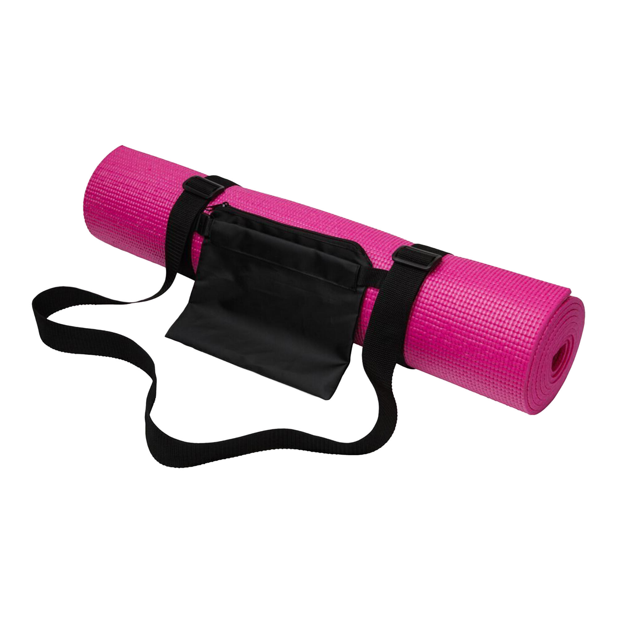Tri Dri Unisex Yoga und Fitness Matte Damen und Herren Dunkles Pink 3/3