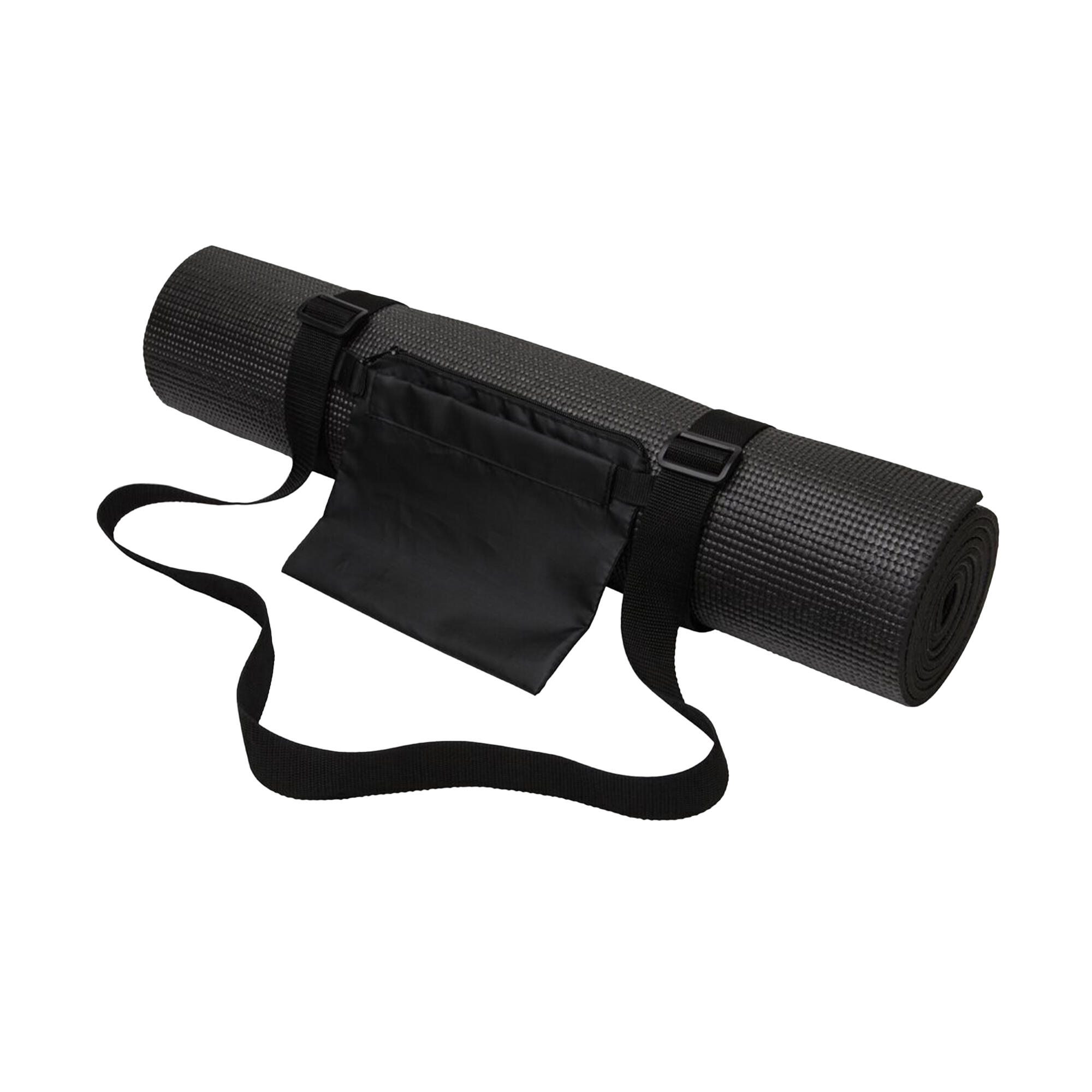 Tri Dri Unisex Yoga und Fitness Matte Damen und Herren Schwarz 3/3