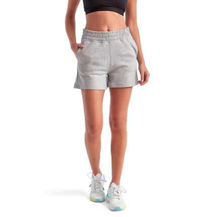 Short De Jogging Femme (Gris Chiné)