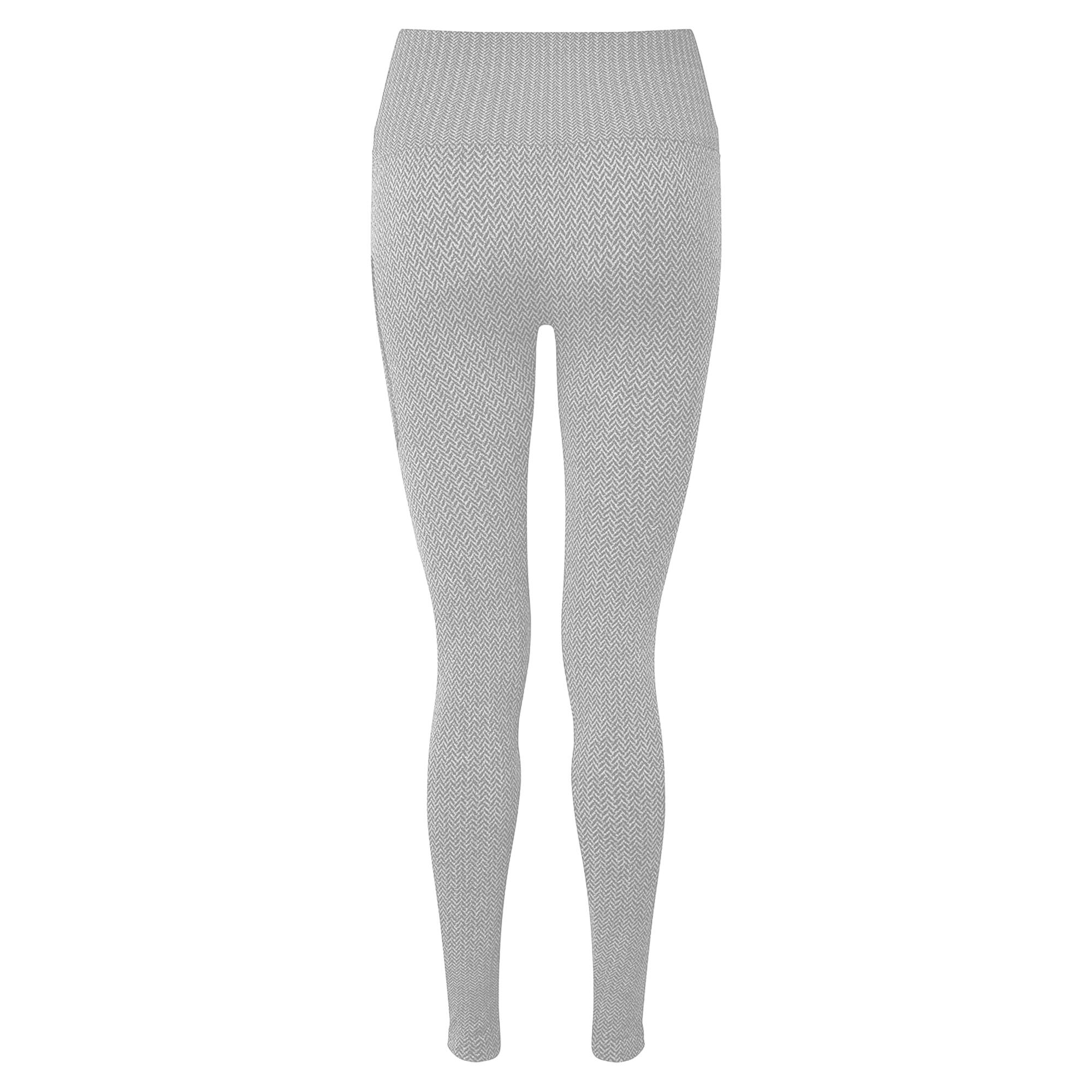 Womens/Ladies Knitted City Leggings (Heather Grey) 2/3