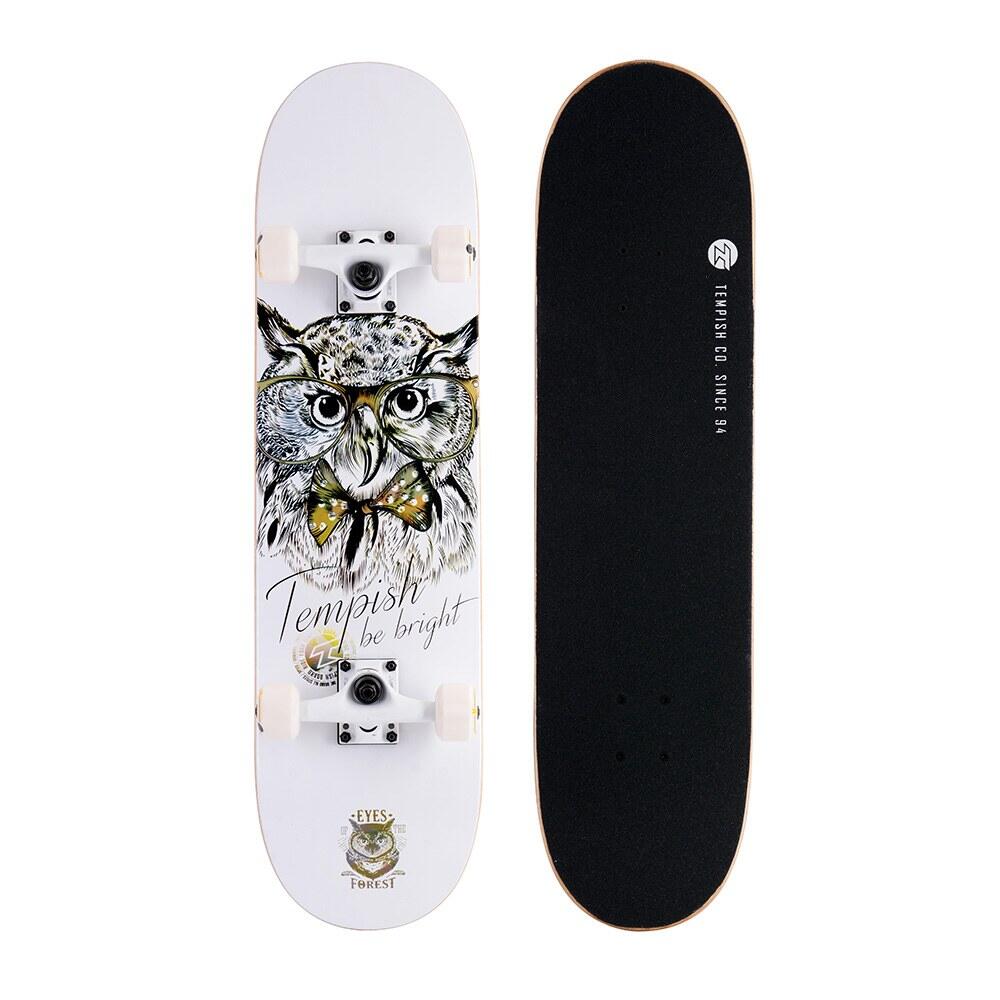 Tempish - Golden Owl Enfants - Skateboard - 31 Pouces - Skateboard Complet - Blanc - Decathlon