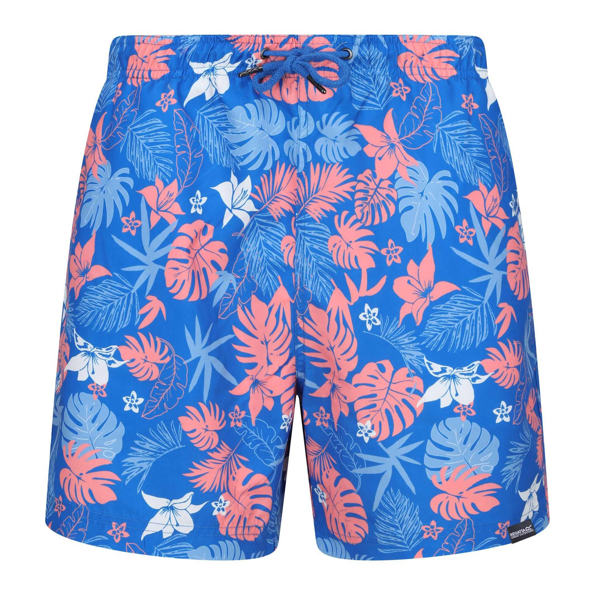 REGATTA Costume Da Bagno A Pantaloncino Famiglia Hawaiana Uomo Regatta Loras Blu Oxford