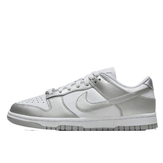 Scarpe Dunk Low Metallic Silver