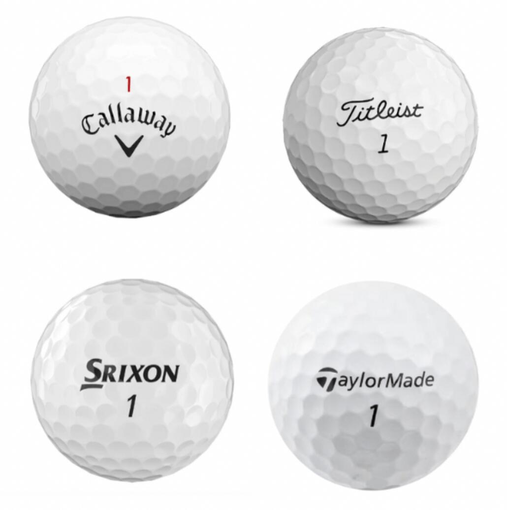Recondtionné - BALLES DE GOLF D'OCCASION x 25 - Excellent Etat 2/3