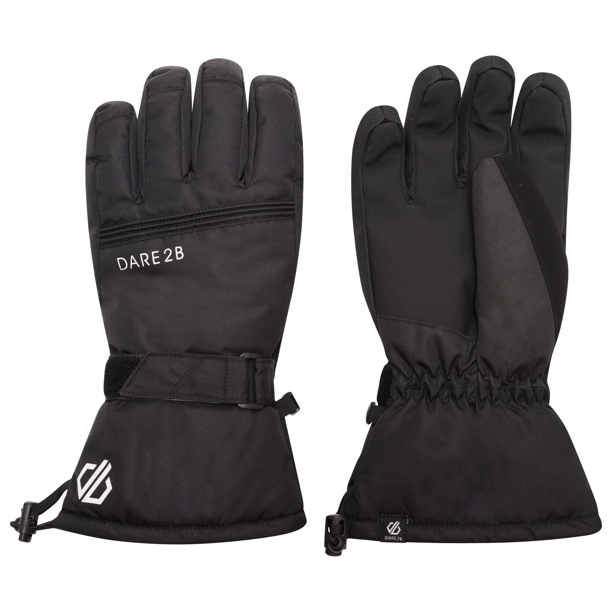 Mens Worthy Ski Gloves (Black) 3/5