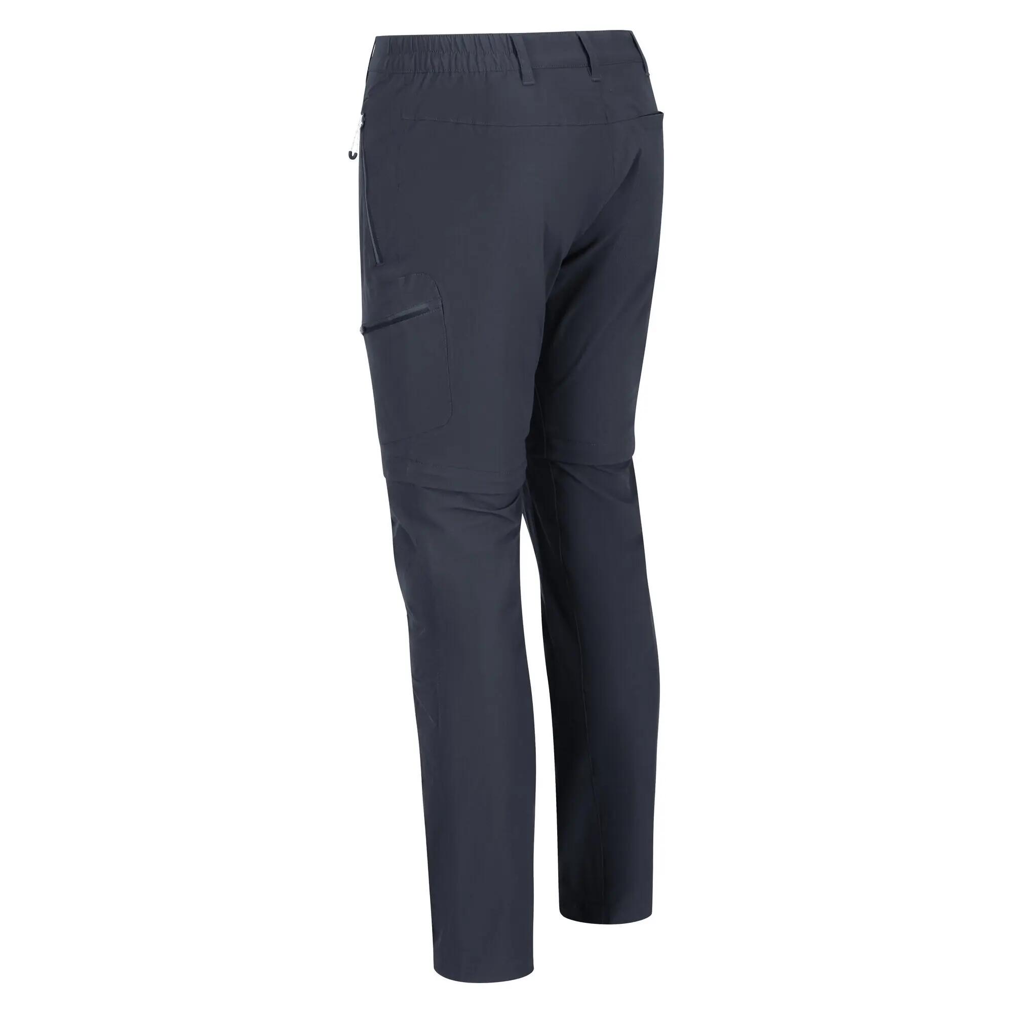 Mens Highton Zip Off Walking Trousers (India Grey) 3/5