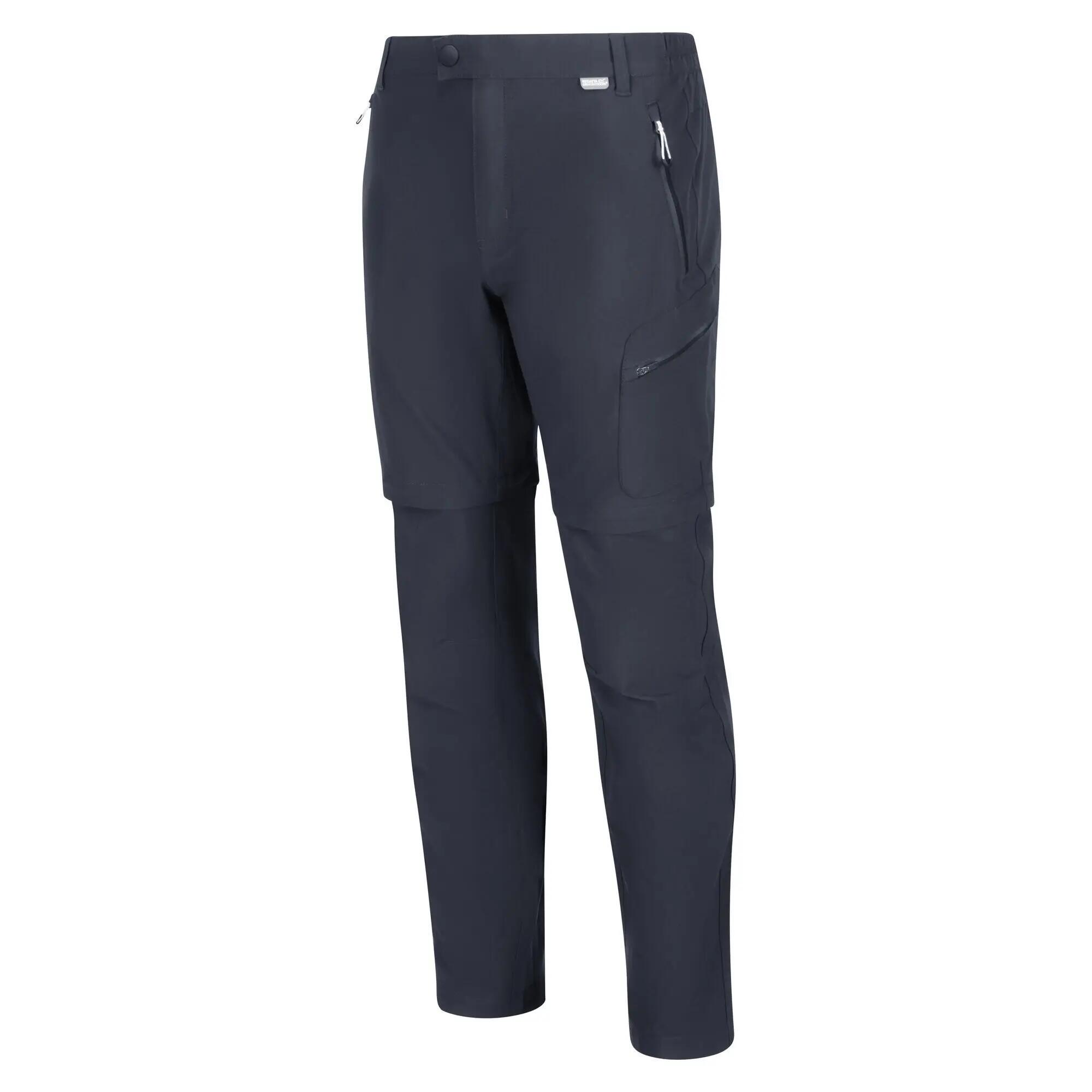 Mens Highton Zip Off Walking Trousers (India Grey) 4/5
