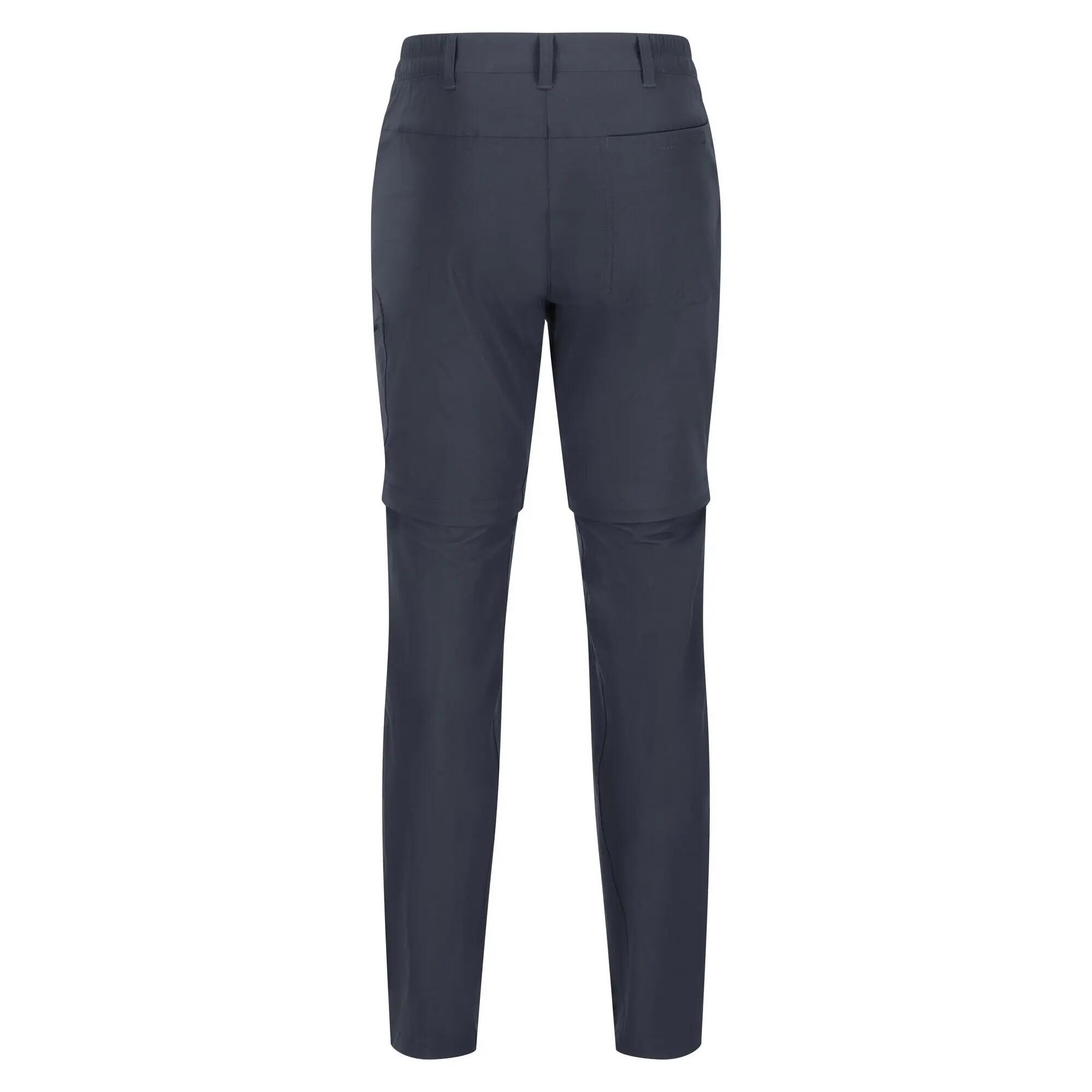 Mens Highton Zip Off Walking Trousers (India Grey) 2/5