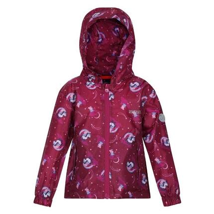 Veste Imperméable Motif/style Peppa Pig Enfant (Framboise Foncé)