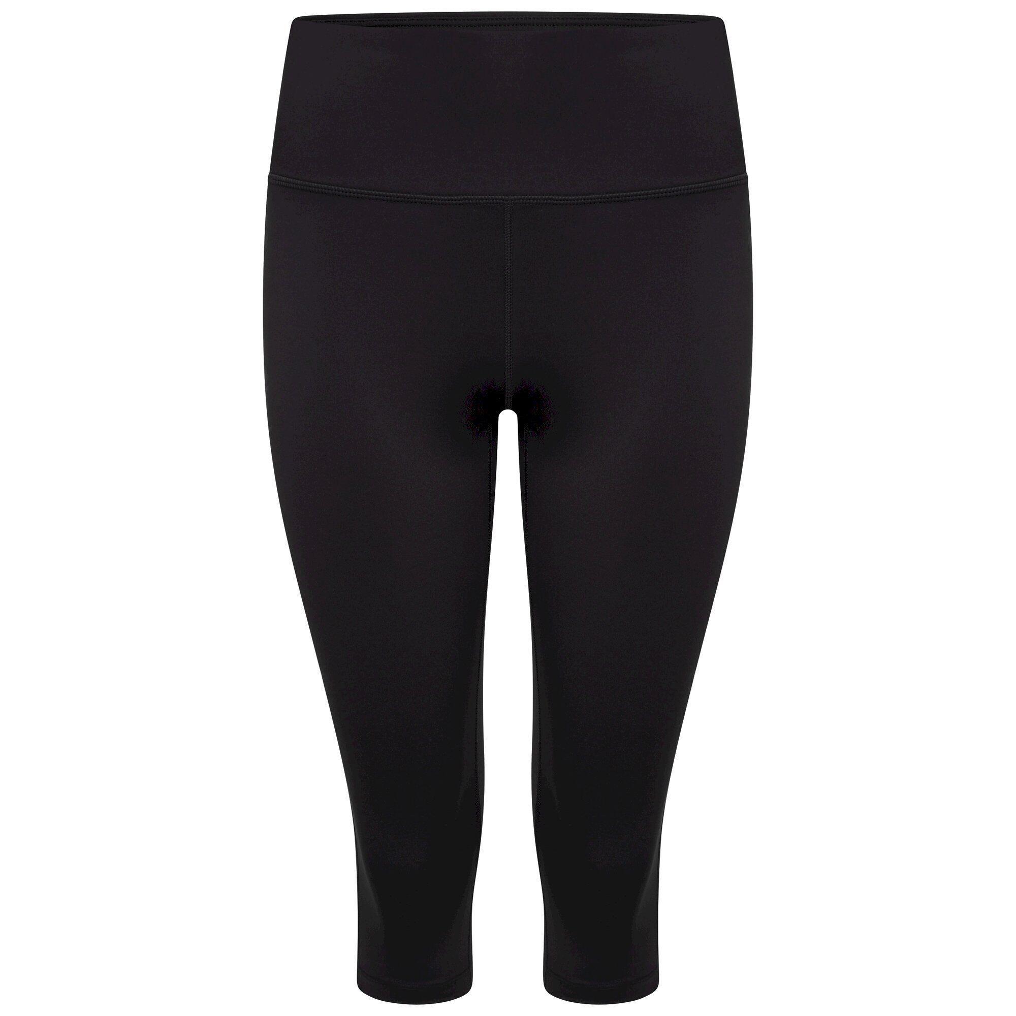 DARE 2B Dames Invloedrijke Effen Gerecycleerde 3/4 Legging (Zwart)