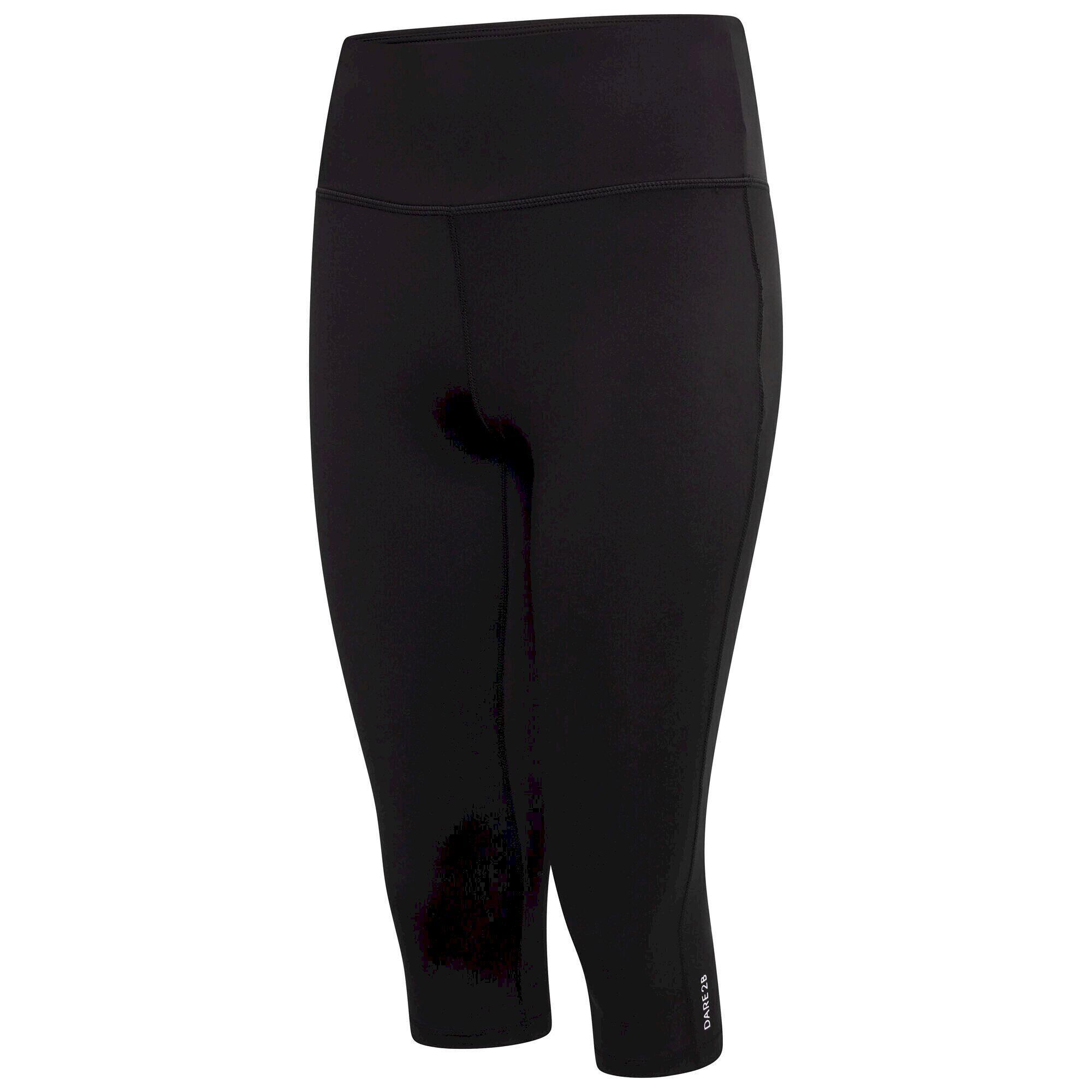 Legging ¾ Motif/style Uni INFLUENTIAL Femme (Noir) 3/4