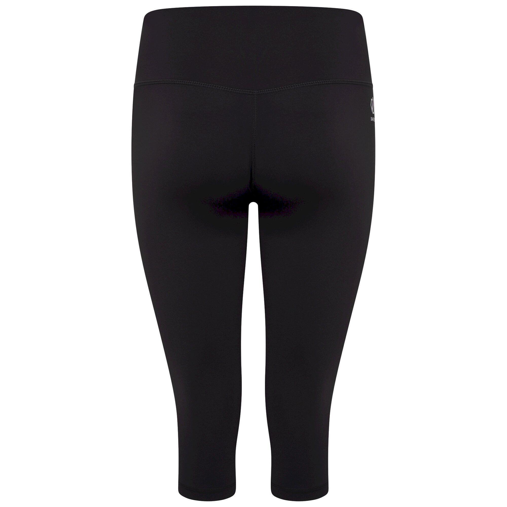 Legging ¾ Motif/style Uni INFLUENTIAL Femme (Noir) 2/4