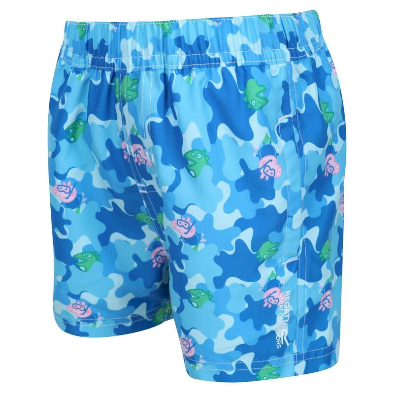 Pantaloni Scurți De Înot Surfing Regatta Camuflaj Copii