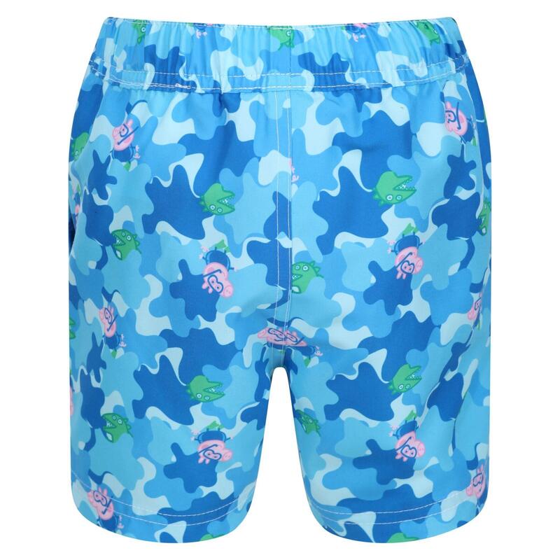 Pantaloni Scurți De Înot Surfing Regatta Camuflaj Copii