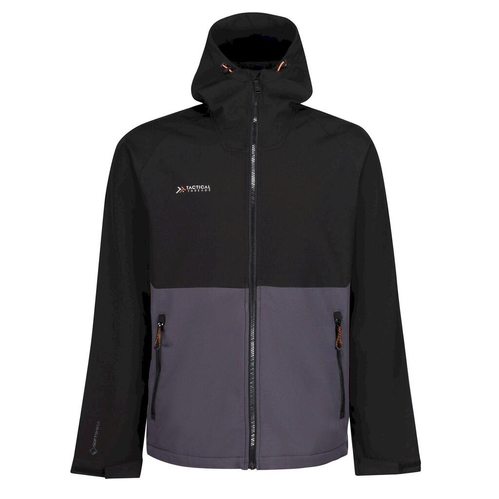 Mens Soft Shell Jacket (Iron/Black)