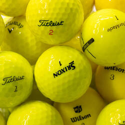 Reconditionné - BALLES DE GOLF D'OCCASION x 25 - Excellent etat
