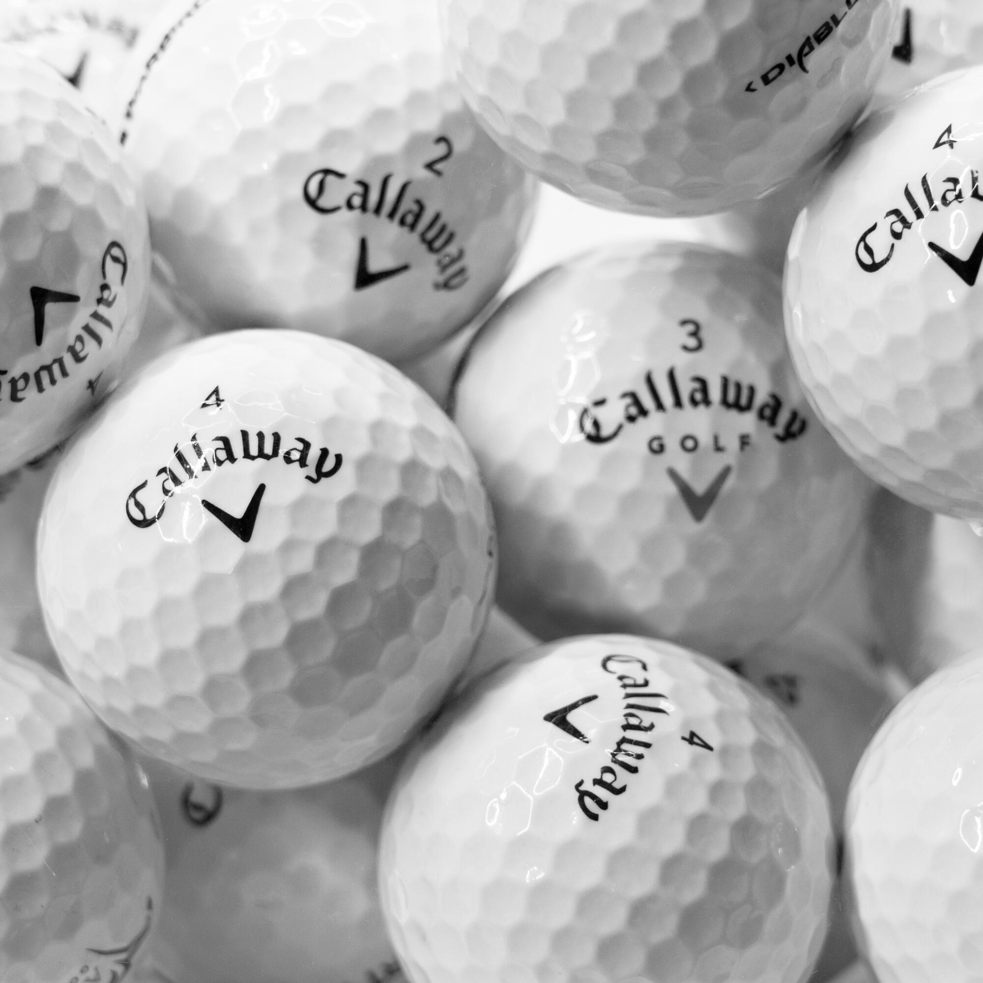 CALLAWAY Ristrutturato - PALLINE DA GOLF CALLAWAY MISTE x 25 - Ottime condizioni
