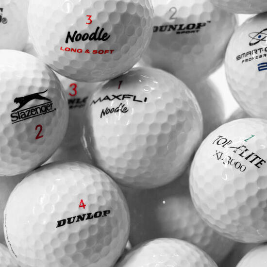 Ricondizionato - PALLINE DA GOLF MARCA MIX x 25 - Ottime condizioni