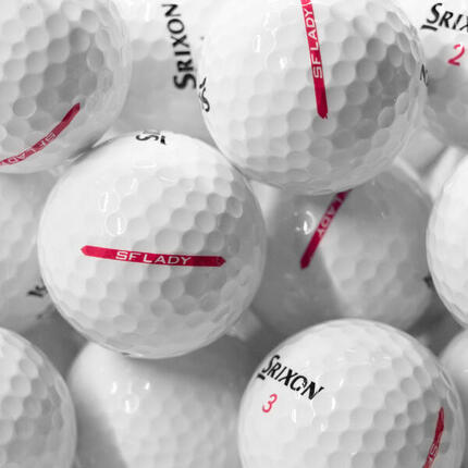Reconditionné BALLES DE GOLF D'OCCASION SRIXON SOFT FEEL LADY x25 Excellent etat
