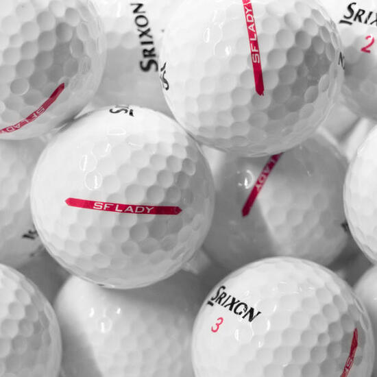 Reconditionné BALLES DE GOLF D'OCCASION SRIXON SOFT FEEL LADY x25 Excellent etat