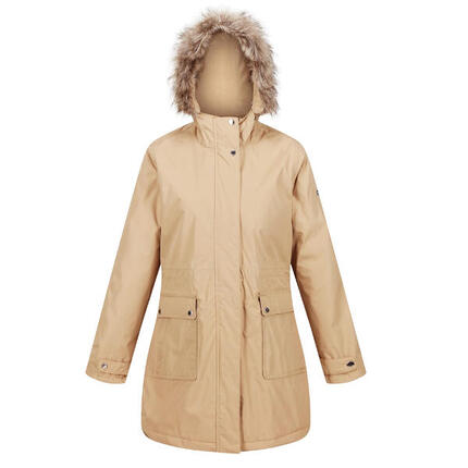 Parka Motif/style Bord Duveteux SABINKA Femme (Coucher De Soleil)