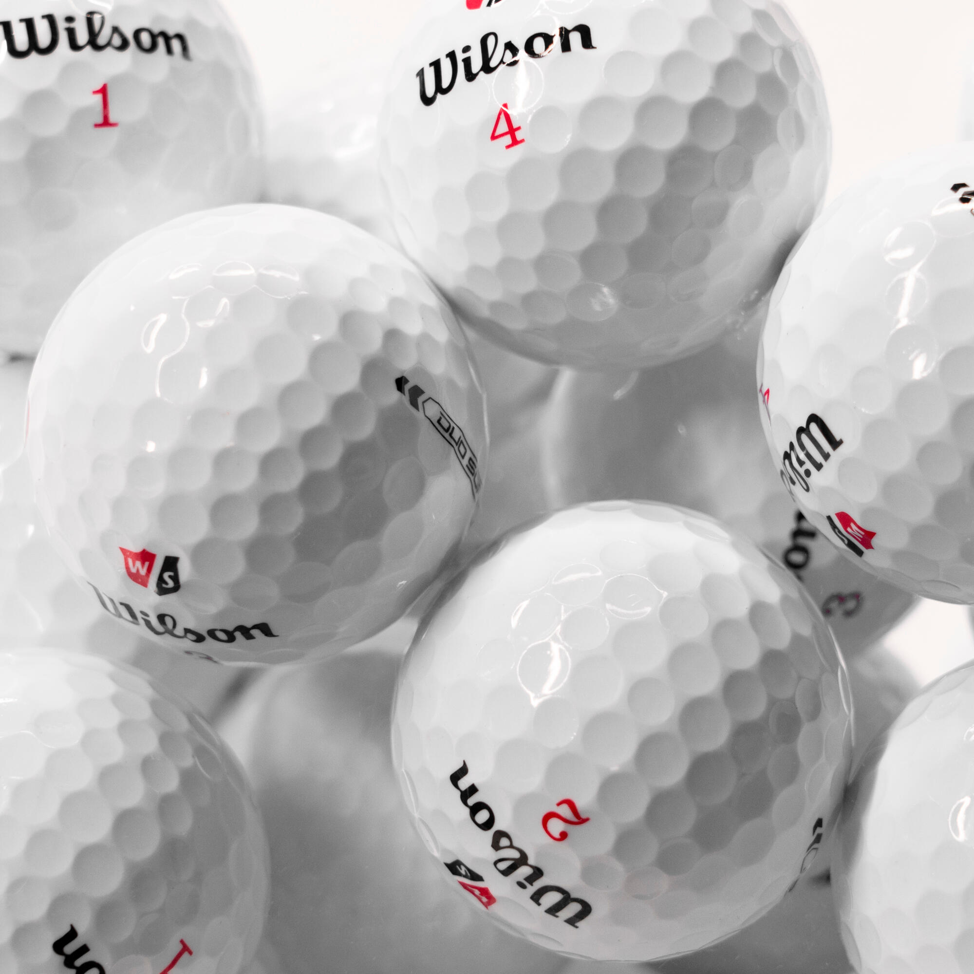Wilson - Reconditionné - Wilson Boite De 25 Balles D'Occasion - Excellent État - Balle De Golf - Blanc - Taille Unique - Decathlon