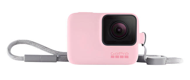 GoPro Sleeve + Lanyard Pink