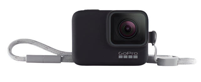 GoPro Sleeve + Lanyard Black