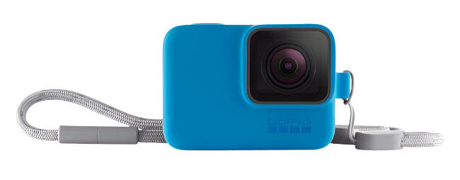 GoPro Sleeve + Lanyard Blue