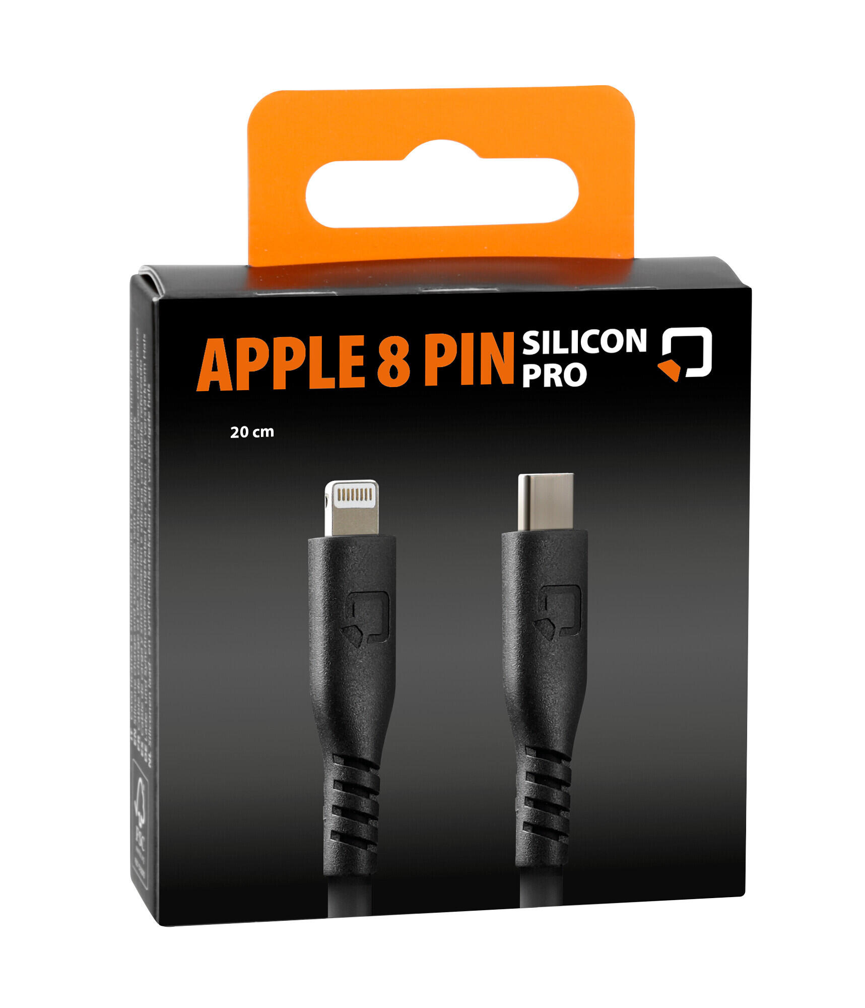 ZANDSTRA Optiline Silikonkabel USB Typ C für Apple 8 Pin - 20 cm