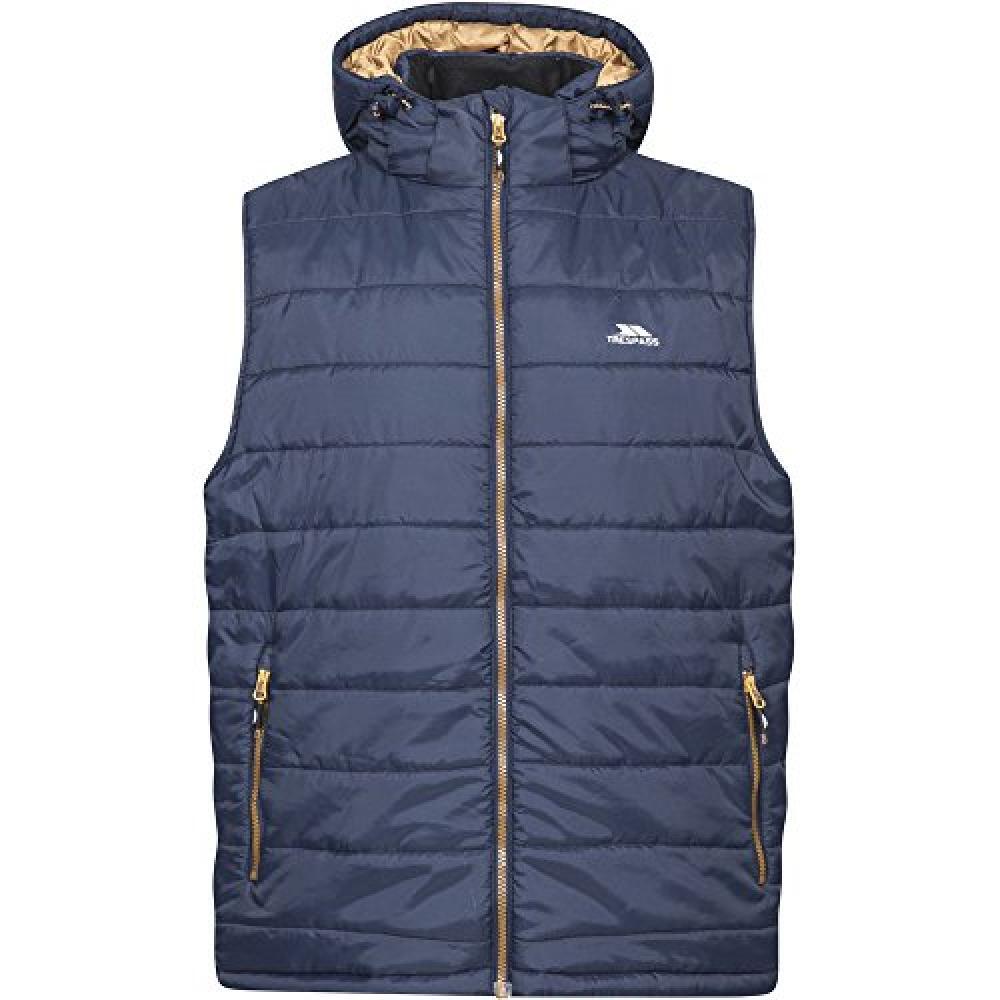 TRESPASS Mens Franklyn Padded Gilet (Navy)