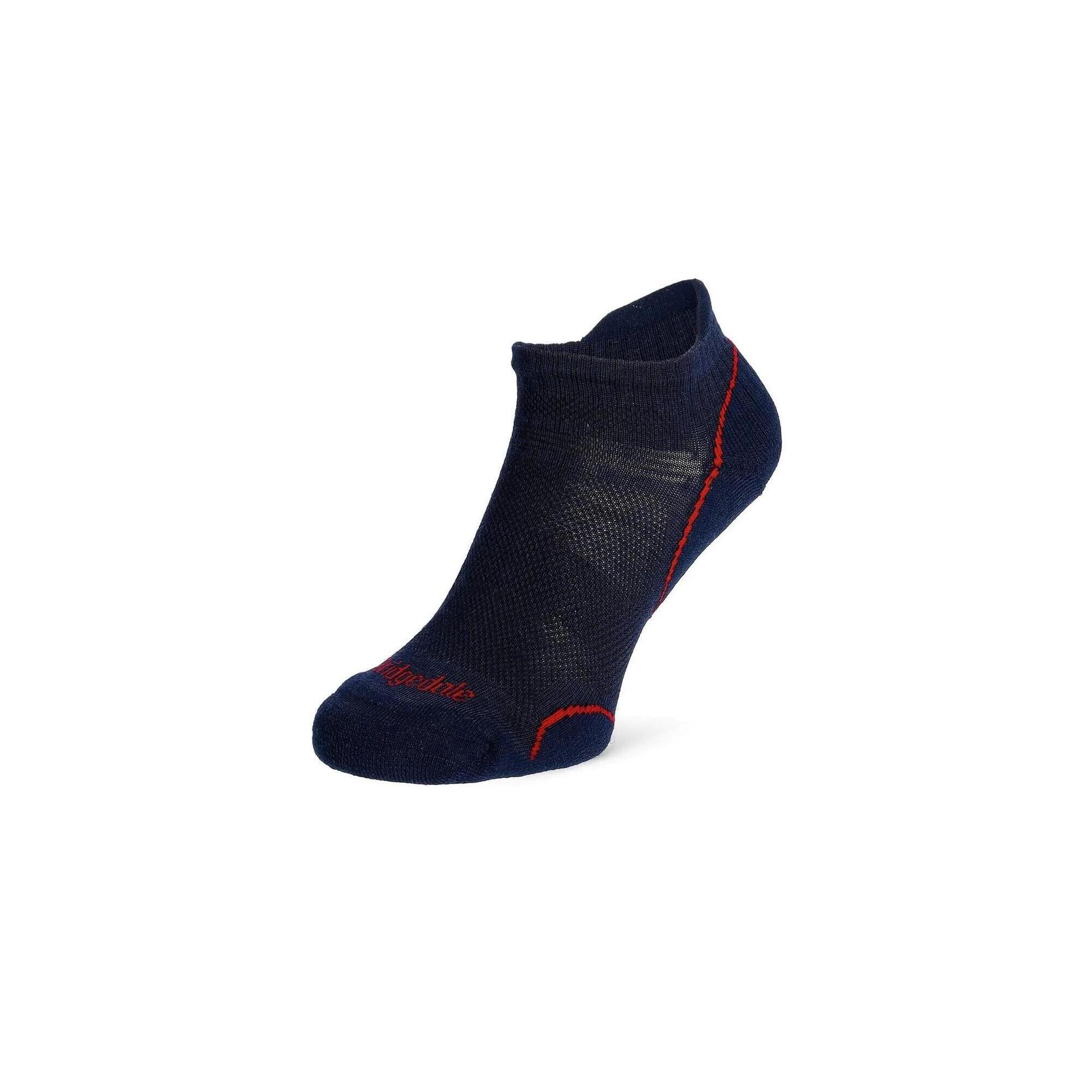 Bridgedale - Bridgedale - Chaussettes Basses De Randonnée Ultralégères En Laine Pour Hommes - Chaussettes - Bleu|rouge - 43/46 - Decathlon
