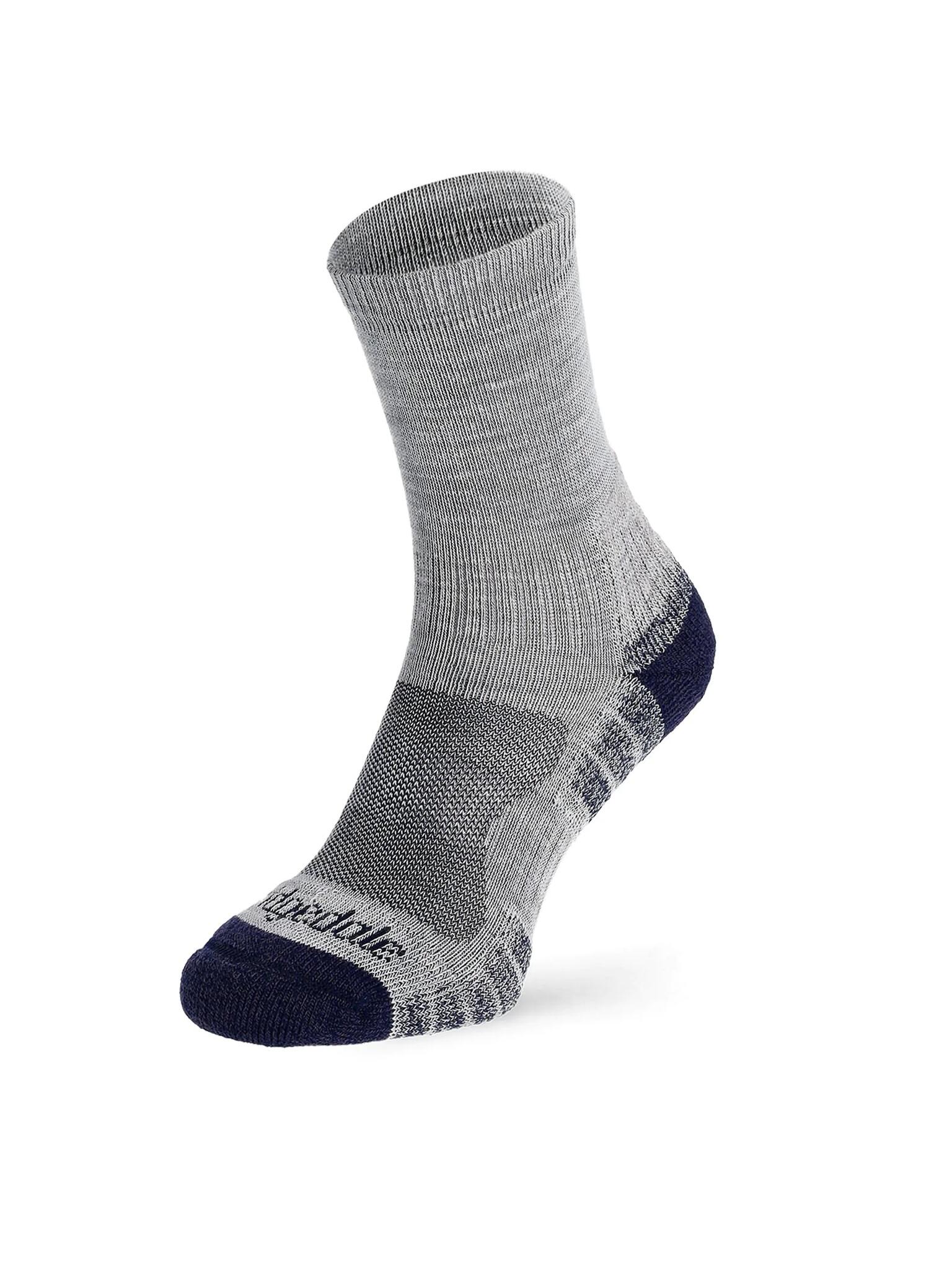 BRIDGEDALE HIKE Lightweight Merino Performance 3/4 Crew Original Men's - Silver