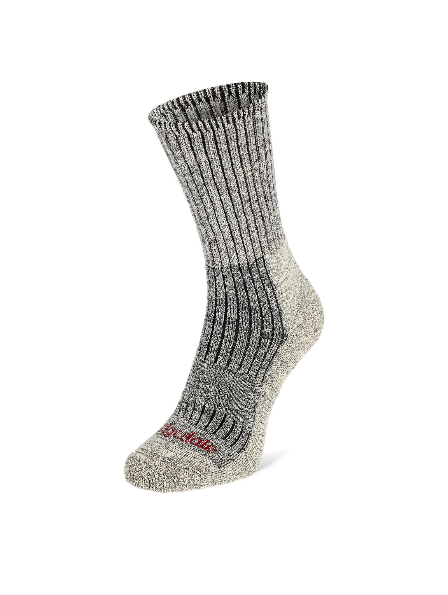 BRIDGEDALE HIKE Midweight Merino Comfort Boot Men's - Light Grey