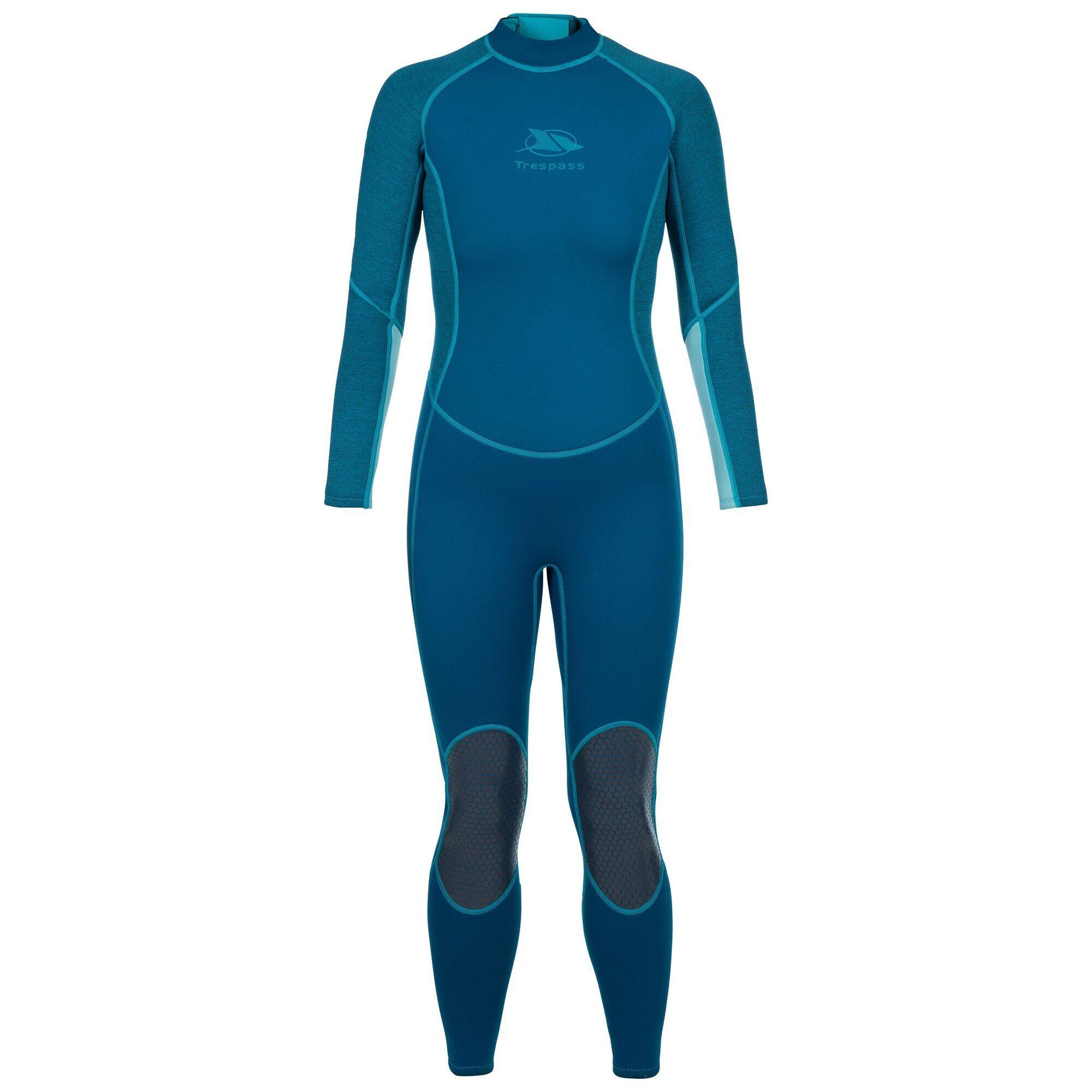 TRESPASS Fato de banho Lox Wetsuit para Mulheres/Ladies Azul Cósmico Mesclado