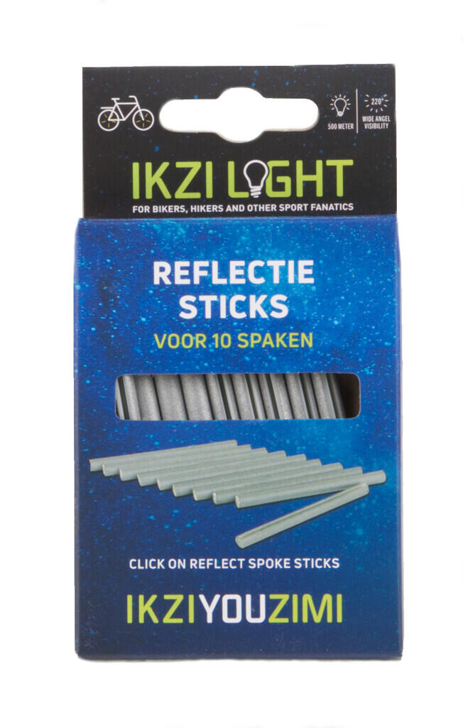 Réflecteurs de rayons IkziLight 8 cm - Lot de 10 pour une meilleure visibilité 2/4