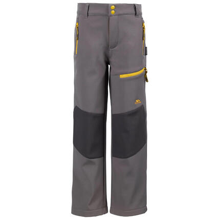 Pantalon De Randonnée HURRY Enfant (Gris Orage / Jaune)