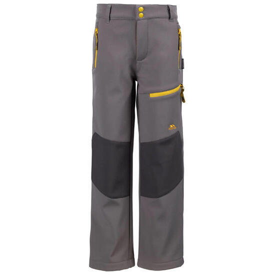 Pantalon De Randonnée HURRY Enfant (Gris Orage / Jaune)