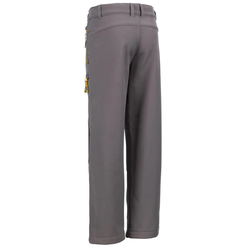 Pantalon De Randonnée HURRY Enfant (Gris Orage / Jaune)