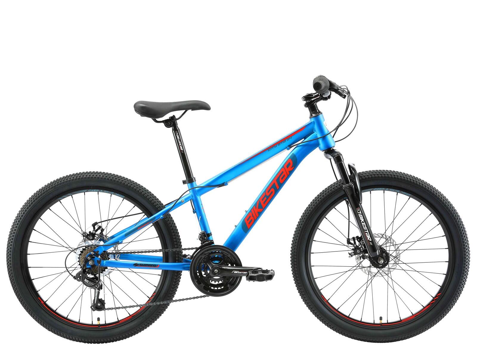 BIKESTAR Bikestar MTB staal 21speed 24inch blauw