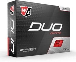 BALLE DE GOLF DUO OPTIX X 12 ROUGE