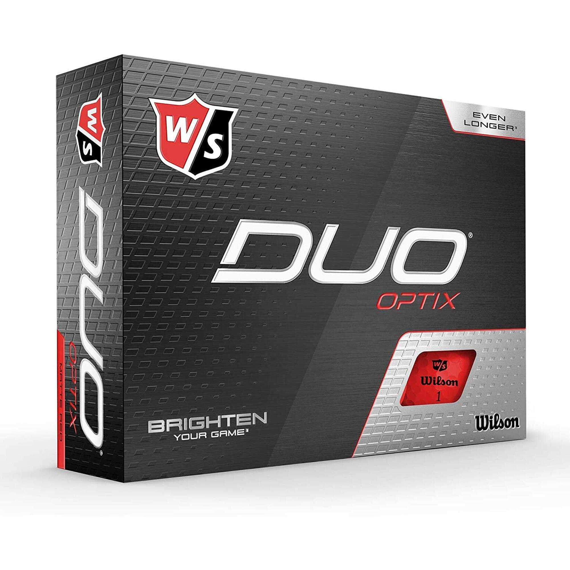 Wilson - Balle De Golf Duo Optix X 12 Rouge - Balle De Golf - Rouge - Taille Unique - Decathlon