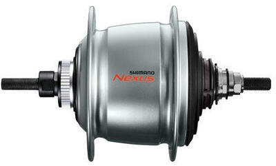 Shimano nexus 8 versnellingsnaaf sg-c6001 - 36 gaats - zilver voor schijfrem