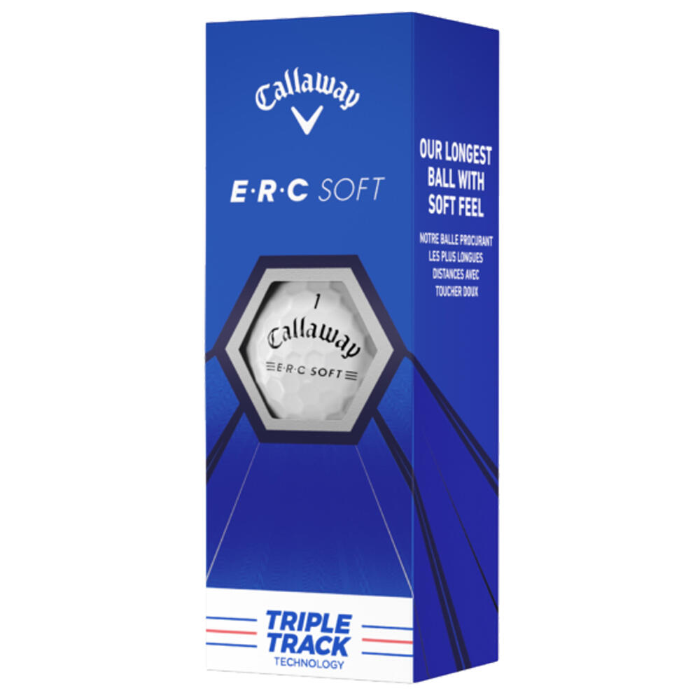 ERC TRIPLE TRACK X12 BOLA DE Golfe BRANCA 2/2