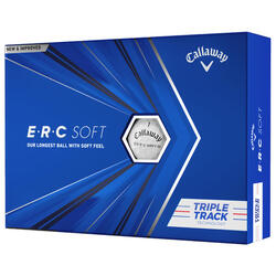 BALLE DE GOLF ERC TRIPLE TRACK X12 BLANC