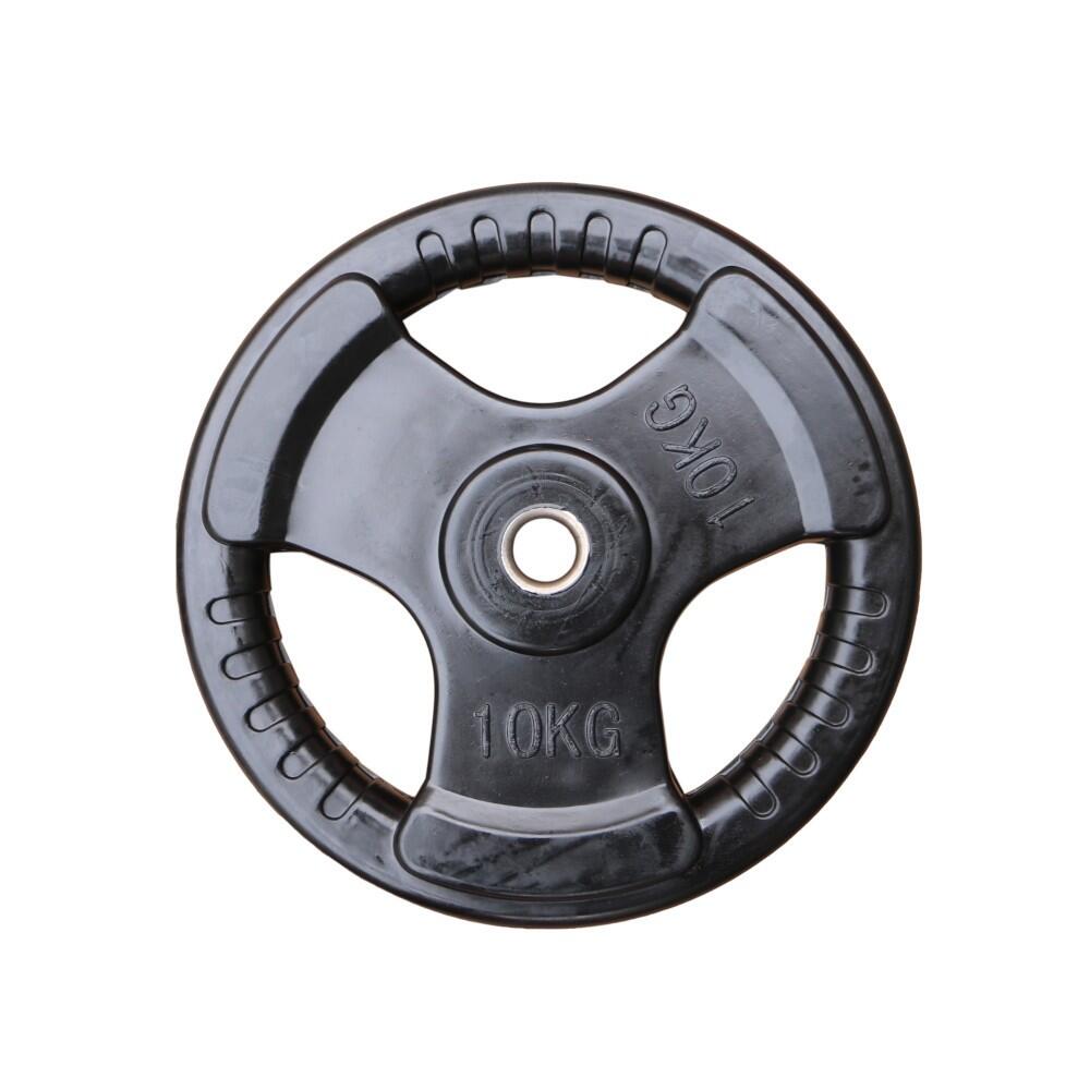 Disco Musculación con agarre 10 Kg 50mm 1/3