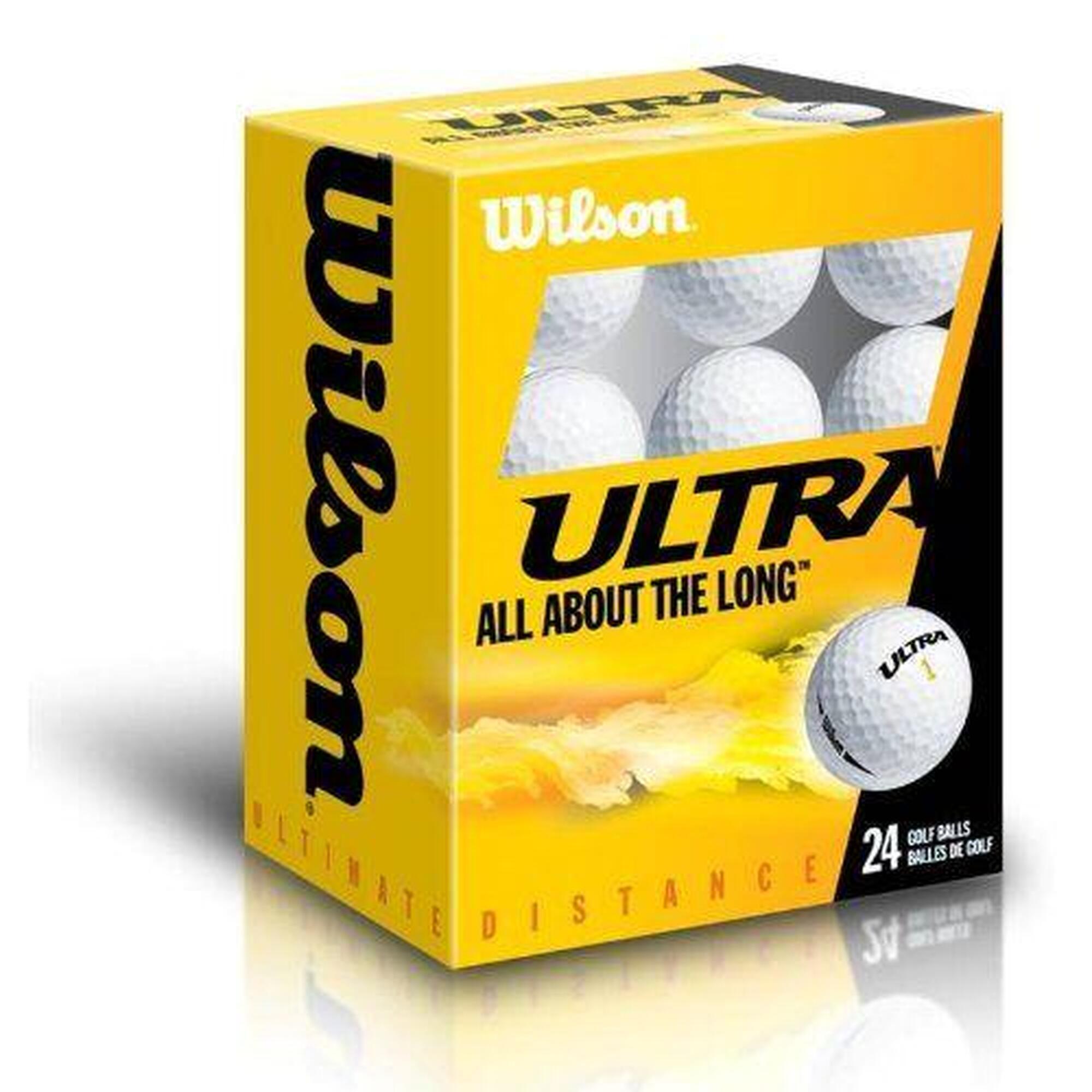 Wilson - Balle De Golf Ultra X24 Blanc - Balle De Golf - Blanc - Taille Unique - Decathlon