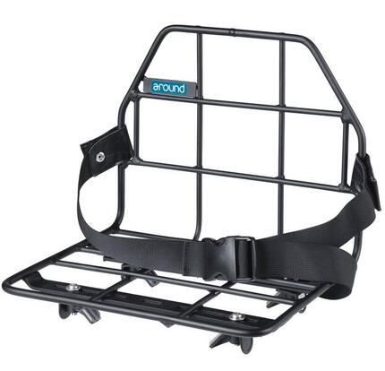 Autour du support d'extension du porte-bagages incl. système de fixation - noir