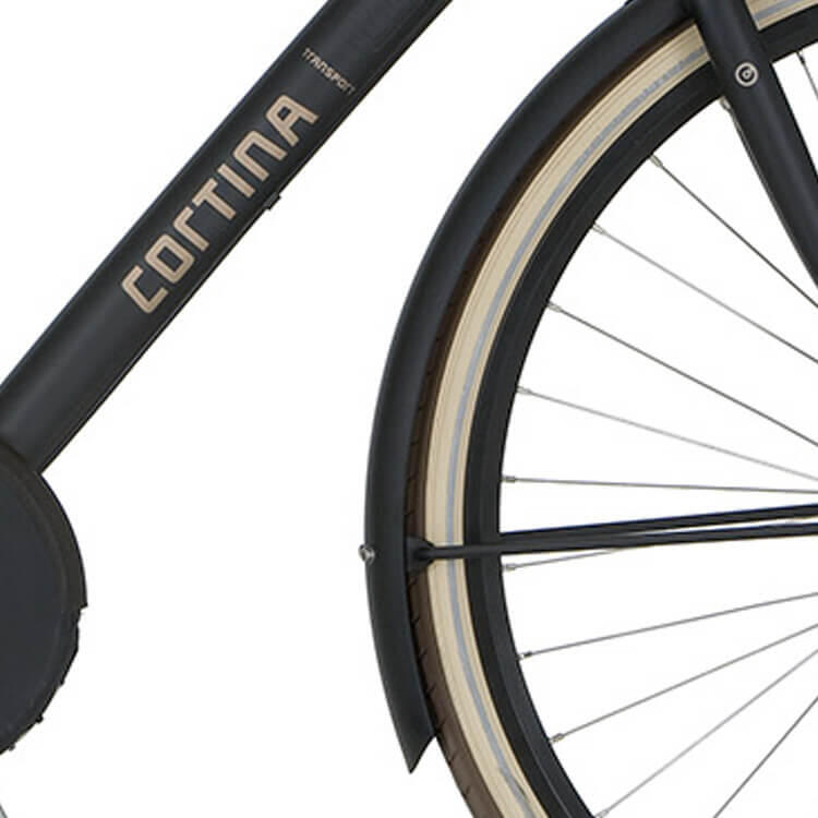 Cortina błotnik 28 U4 Jet Black Matt 750x58 mm